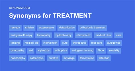 synonym of treatment